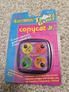 Copycat Jr. Electronic Handheld Game Tiger Electronics 1996 New Factory Sealed